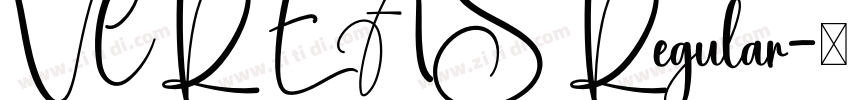 VCR EAS Regular字体转换